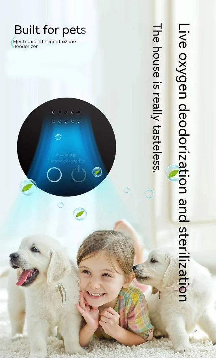 HF07 Air Purifier for Sterilization Deodorization Disinfection Shoe Cabinet Pet Nest Toilet Portable  Intelligent ozone Purifier