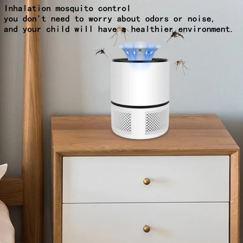 Portable Electric Mosquito Flycatcher, Smart Fly Trap, USB Mosquito Killer, Fly Swatter Lamp, Mute Repellent Light