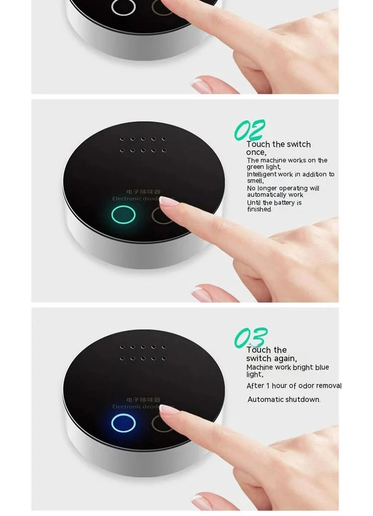 HF07 Air Purifier for Sterilization Deodorization Disinfection Shoe Cabinet Pet Nest Toilet Portable  Intelligent ozone Purifier