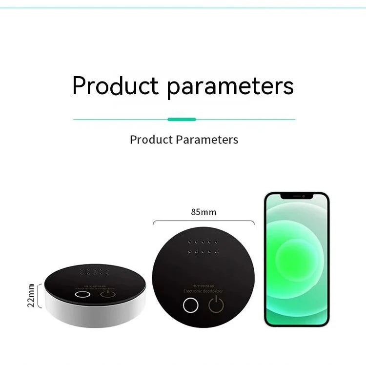 HF07 Air Purifier for Sterilization Deodorization Disinfection Shoe Cabinet Pet Nest Toilet Portable  Intelligent ozone Purifier